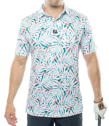 Crafty Caribbean Golf Polo: Slim Fit