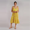 Yellow Floral Sundress | Natalia Softly Gathered Strappy Dress