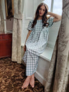 The Martina Dress | Short Sleeve Cotton Gingham Summer Dress