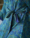 Turquoise & Blue Kimono | Emily Lightweight Silky Paisley Robe