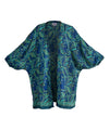 Jade & Blue Batwing Sleeve Jacket | Anastasia Silky Paisley Open Jacket
