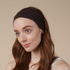 Zara | Cotton Headband - Chocolate Brown