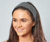 Zara | Cotton Headband - Dark Grey