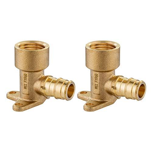 2/6/12 Pack Push-to-Connect Plumbing Fittings, 1/2 Fittings/  3/4 Fittings, Pushfit Straight/Elbow/Tee Fittings with Disconnect Clip for  Copper, PEX, CPVC Pipe (1/2 Straight, 12) : Industrial & Scientific