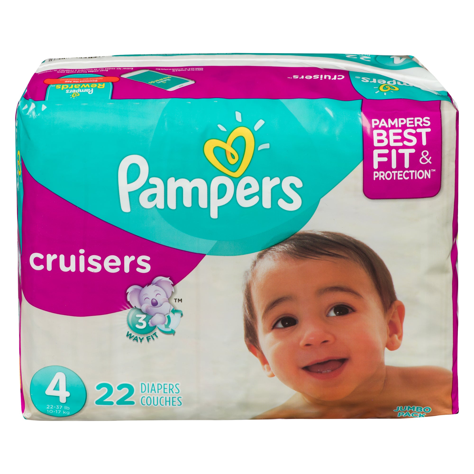 Pampers Cruisers Jumbo Diapers, 4, 22-Pack – Giant Tiger