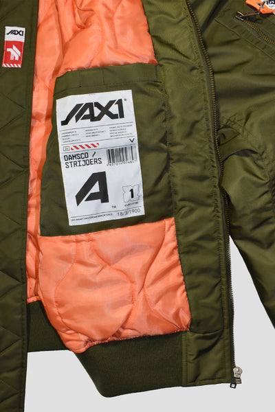 Bomber Jacket "Conflict"| Army Green (1011a)