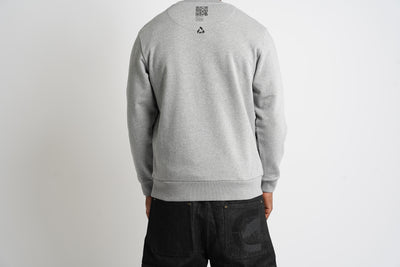 Crewneck Sweater "A"| Heather Grey (1017a)