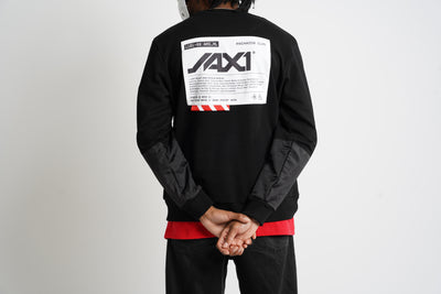 Crewneck Sweater "We Are JAXI"| Black (1029a)