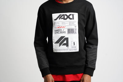 Crewneck Sweater "We Are JAXI"| Black (1029a)