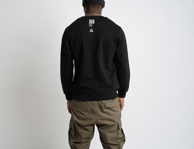 Crewneck Sweater "A"| Black (1017a)