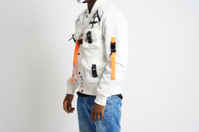 Bomber Jacket "Conflict J."| White (1011a)