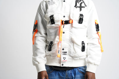 Bomber Jacket "Conflict J."| White (1011a)