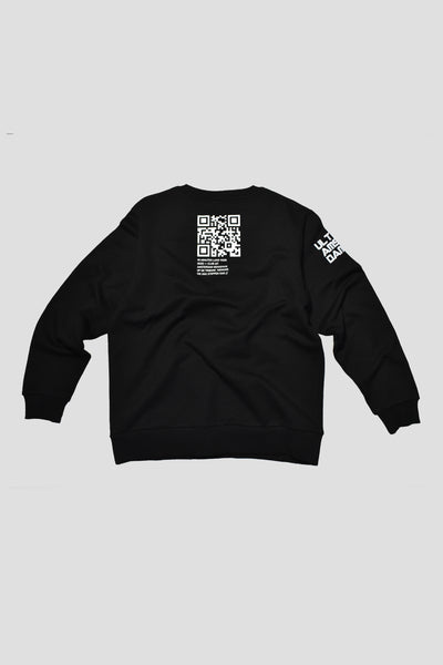 Crewneck Sweater "95!"| Black (1028a)