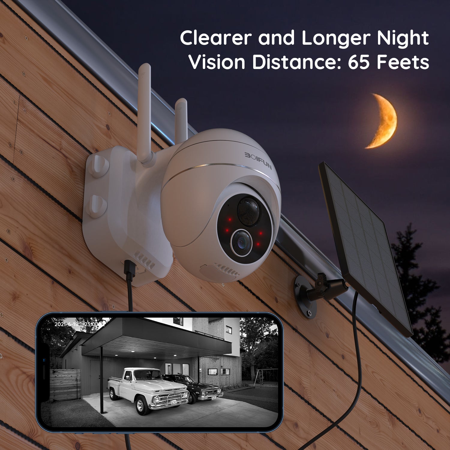Caméra Surveillance Wi-Fi 5 GHz Rotative Panoramique Eclipse