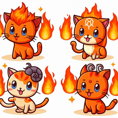 Fire Signs | Cat Astrology | MissyMoMo