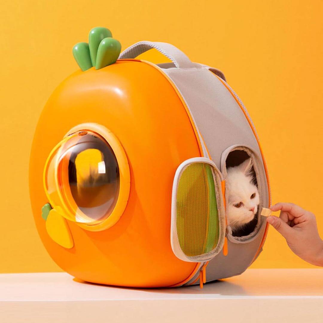 Carrot Bubble Cat Backpack