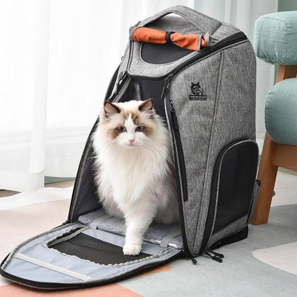 Tinypet Cat Backpack, Large Cat Travel Carrier