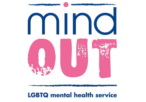 logo of mindout - lgbtq+ mental health charity service