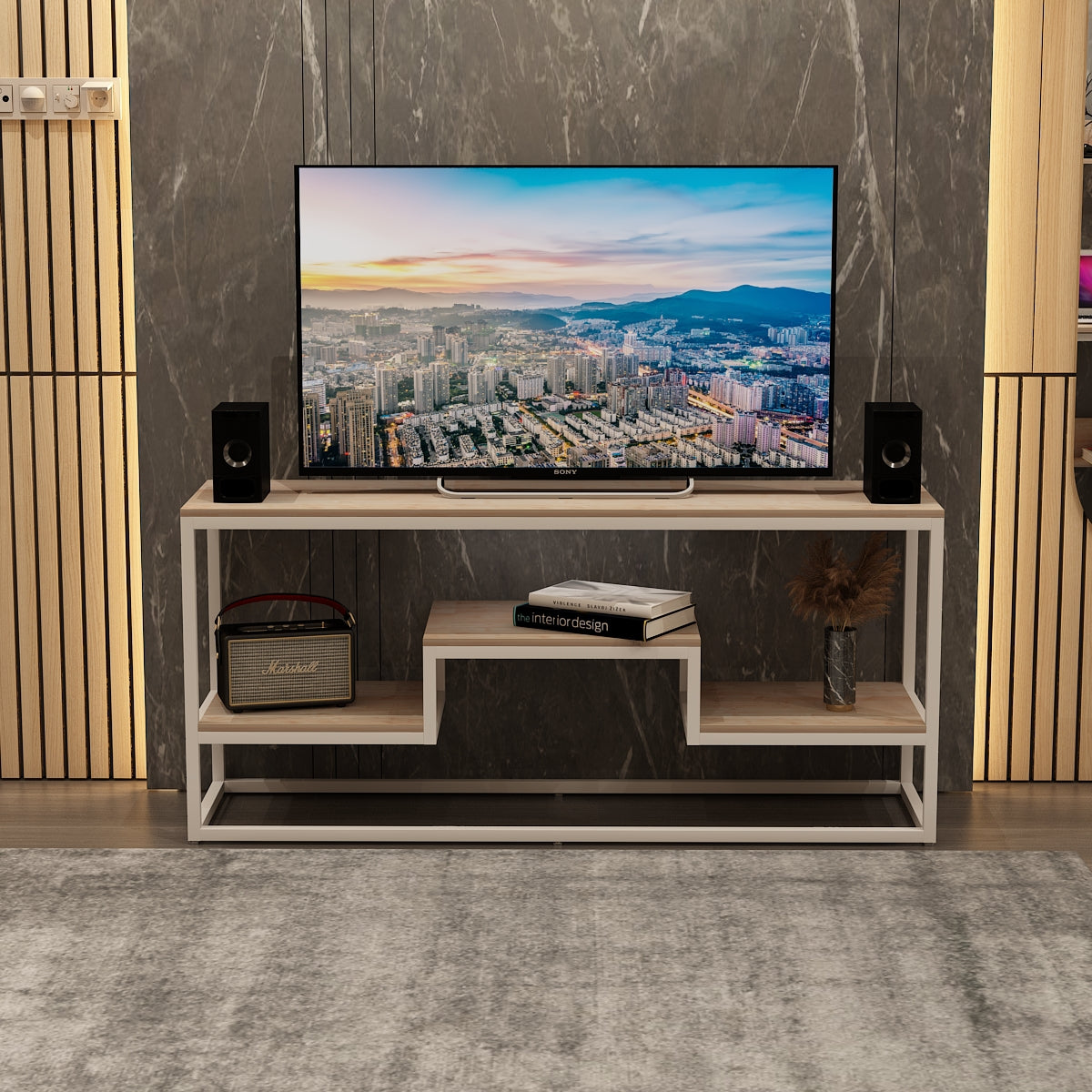 Modern TV Stand | TSV3-001