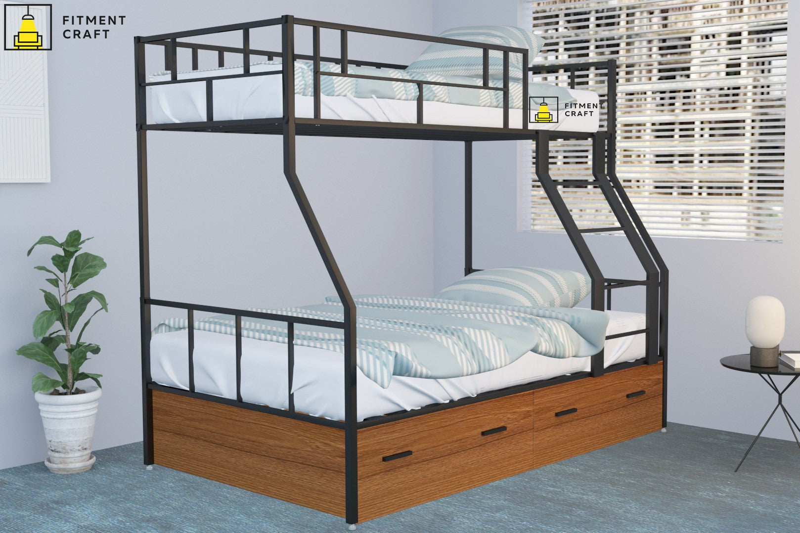 New FC Bunk Bed with Drawer | MBV3-004