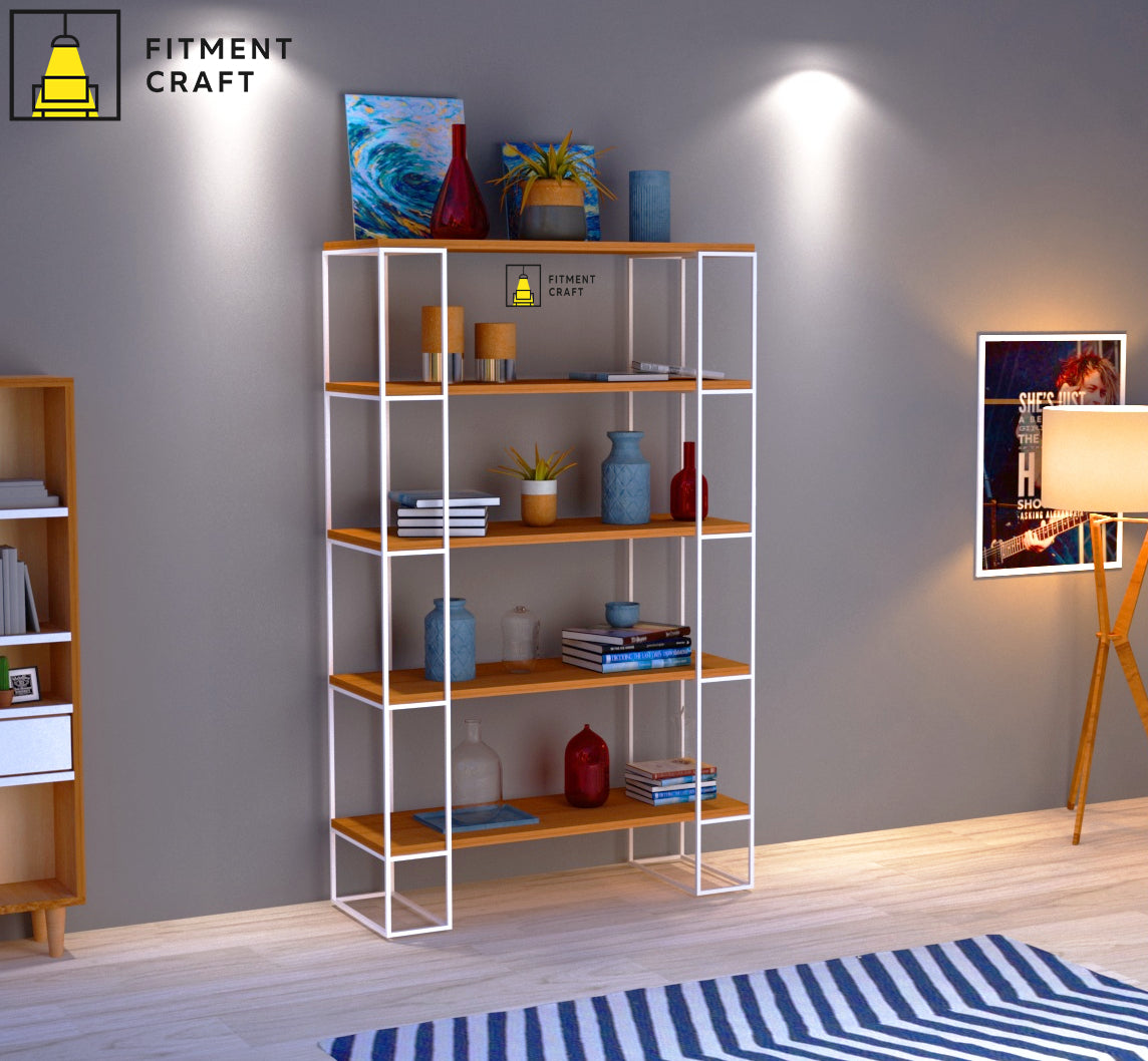 Minimalist Bookshelf for Reading Room | BSV5-004