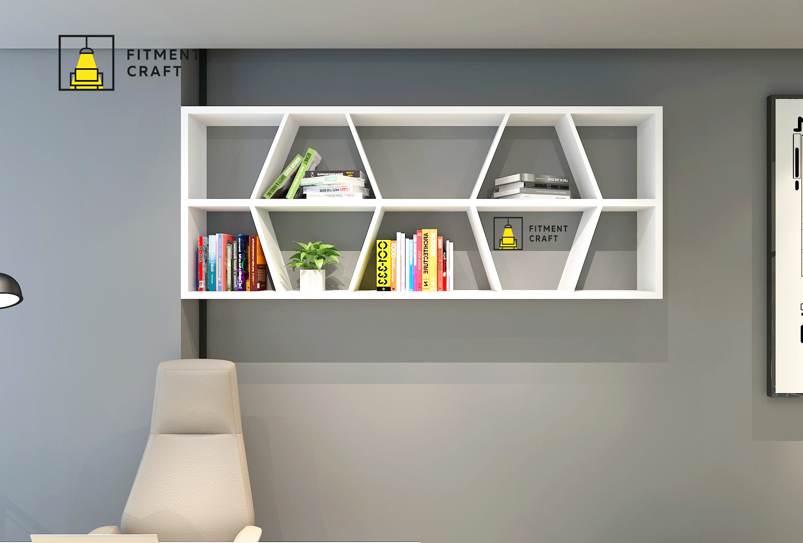 Wall Mounted Bookshelf | WSV3-001