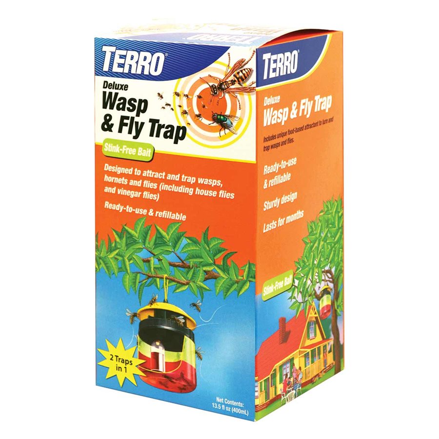 TERRO Indoor Fruit Fly Trap with Built in Window 4 Traps + 180 day