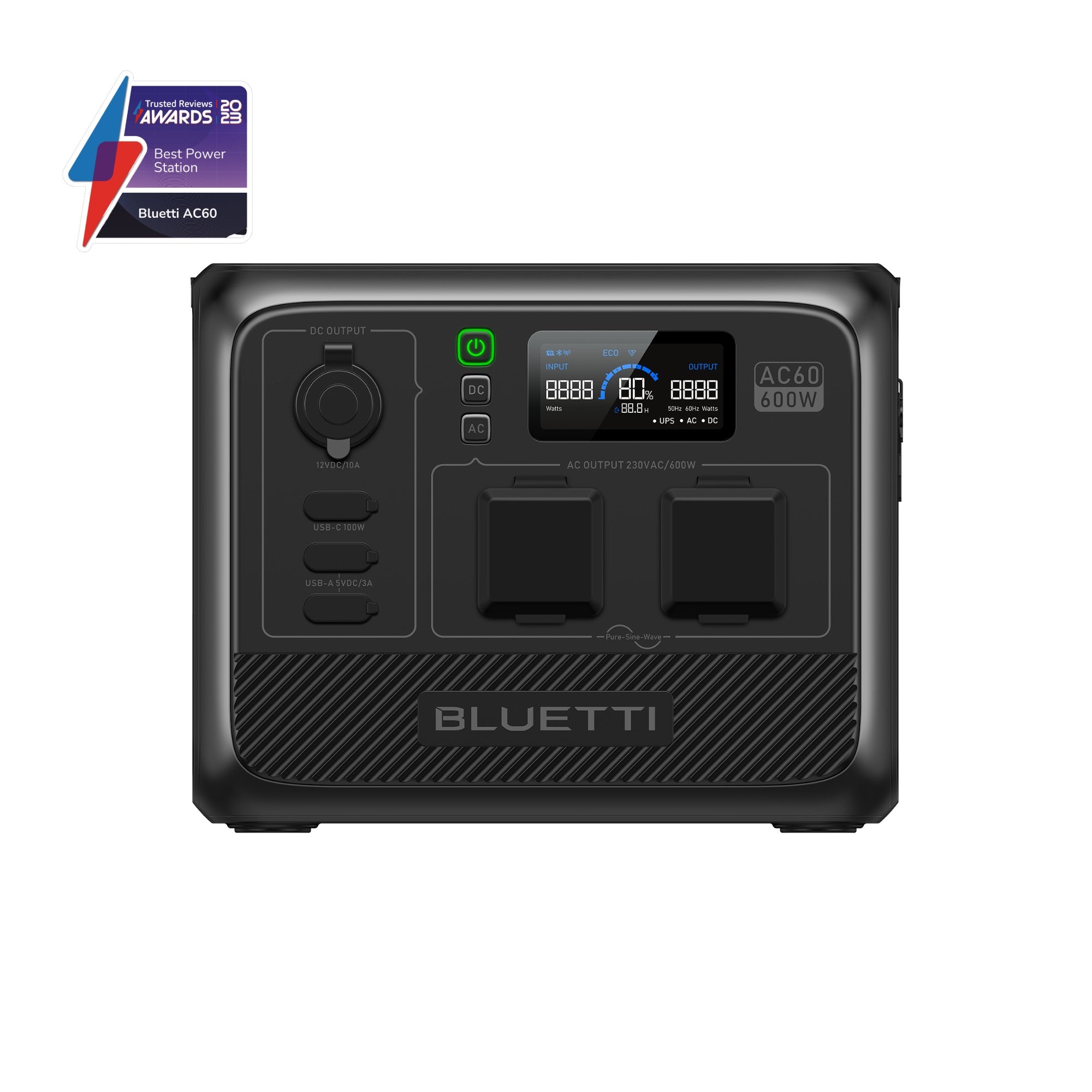 BLUETTI AC60 Portable Power Station , 600W 403Wh, AC60 , 600W 403Wh Power Station