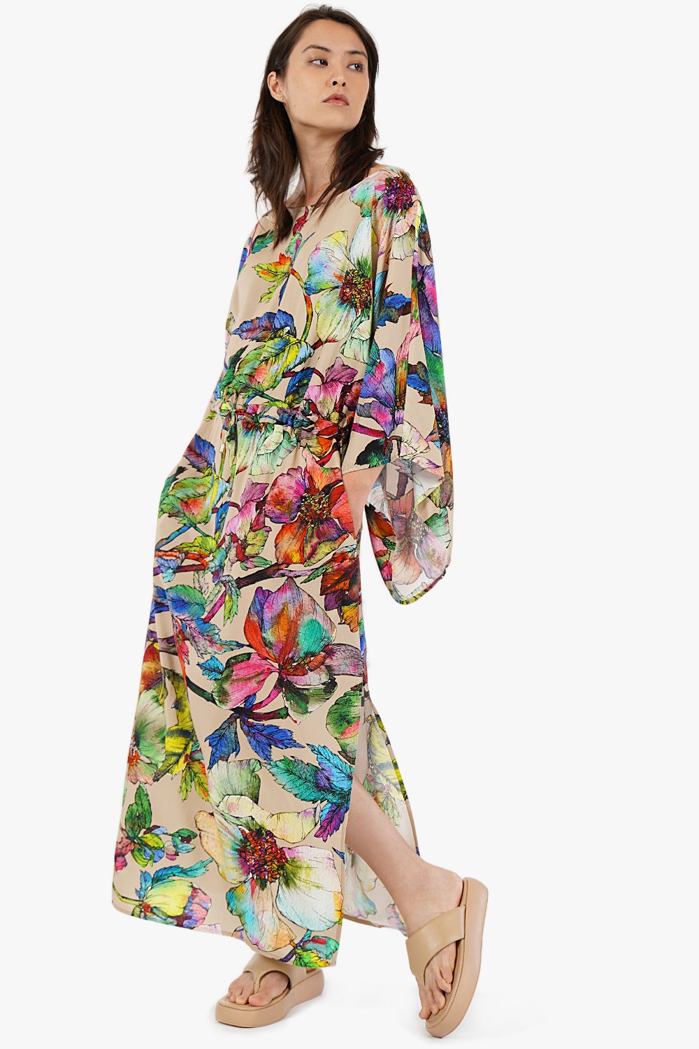 HEIDI maxi dress made of sustainable viscose Flora Kultfrau