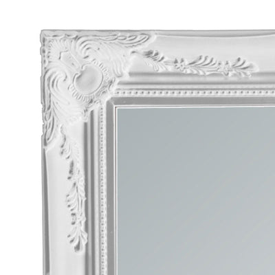 Felicity Ornate Mirror Gloss White