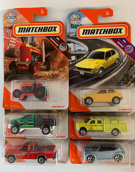 new matchbox cars