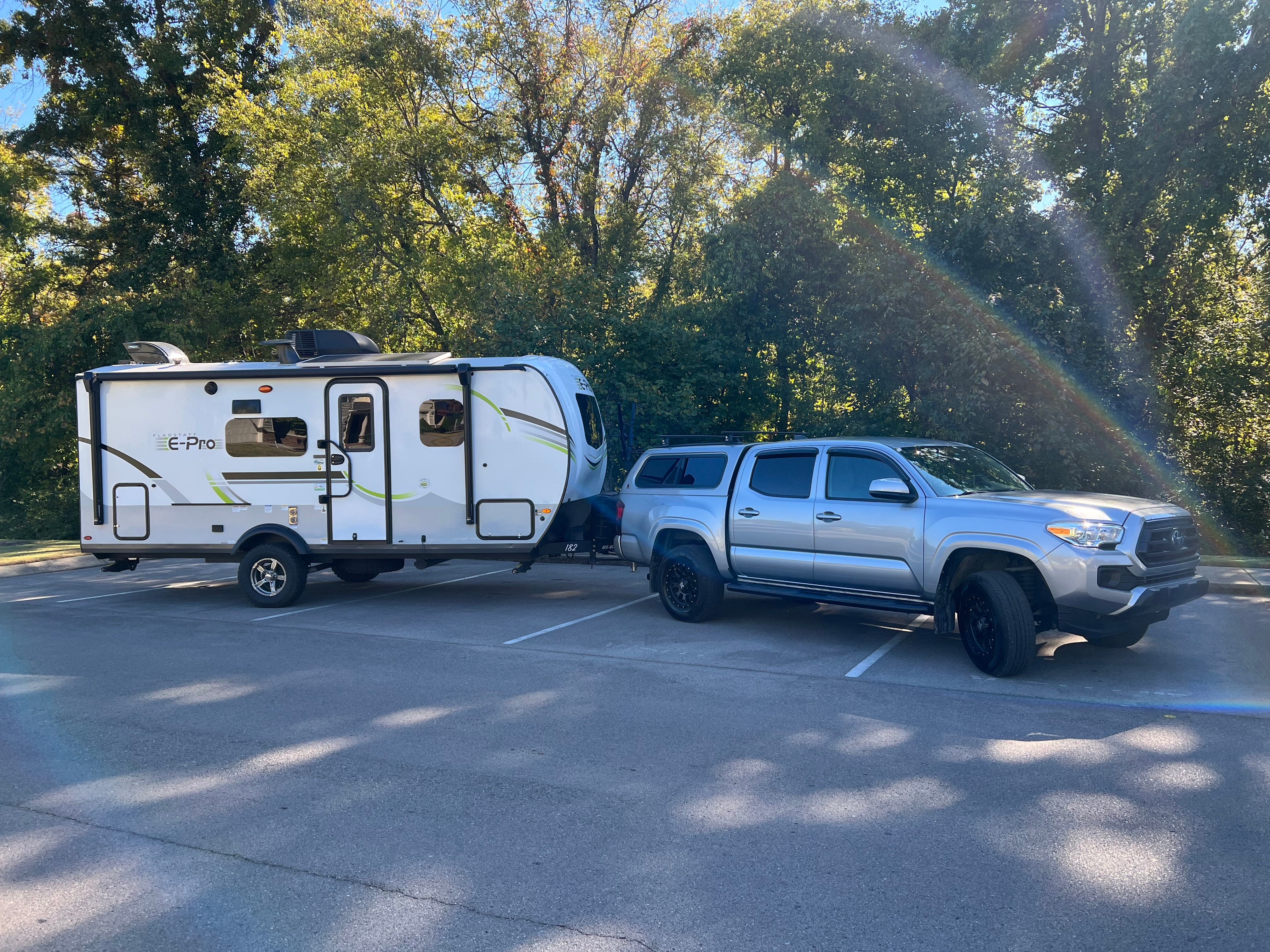 Toyota Tacoma Towing Travel Trailer