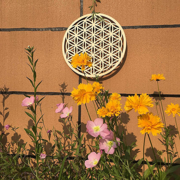 Fleur de vie en bois pour décoration