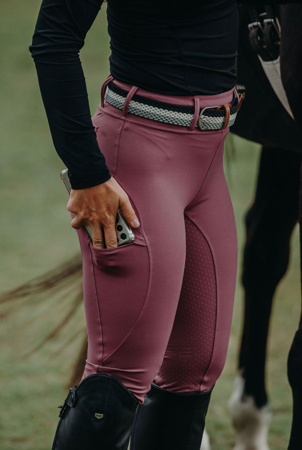 Honeycomb Technical Tights - Sage