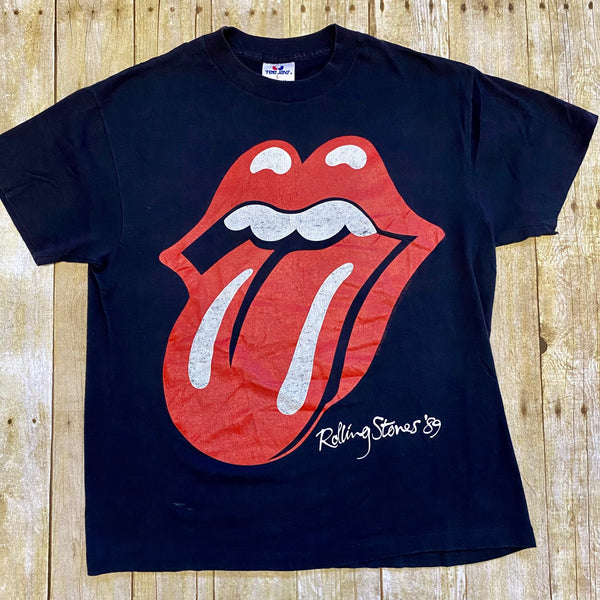 1989 Rolling Stones North American Tour Tee – Cashed Out Vintage