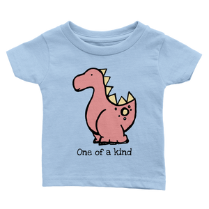 Little Dinosaur Baby T-shirt (White, Pink, Blue)