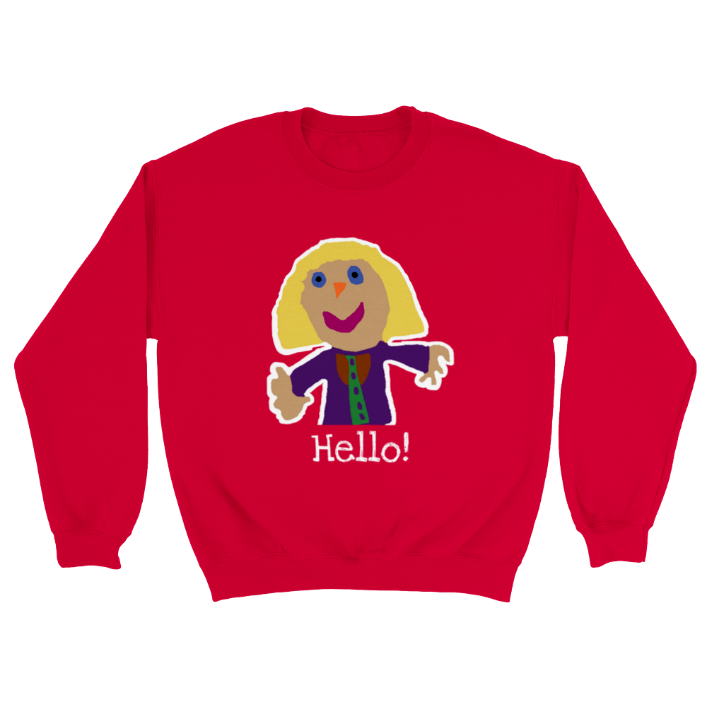 Hello! Cotton sweatshirt for children