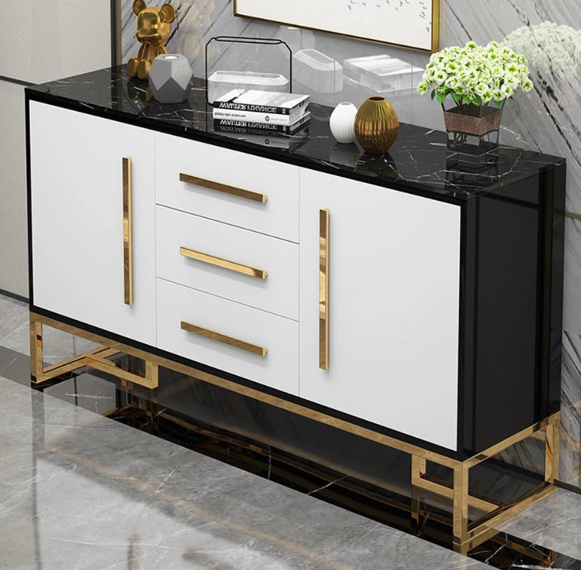Buffet Home Furniture Marble Top Sideboards Cabinet Modern Büffets Anr ...