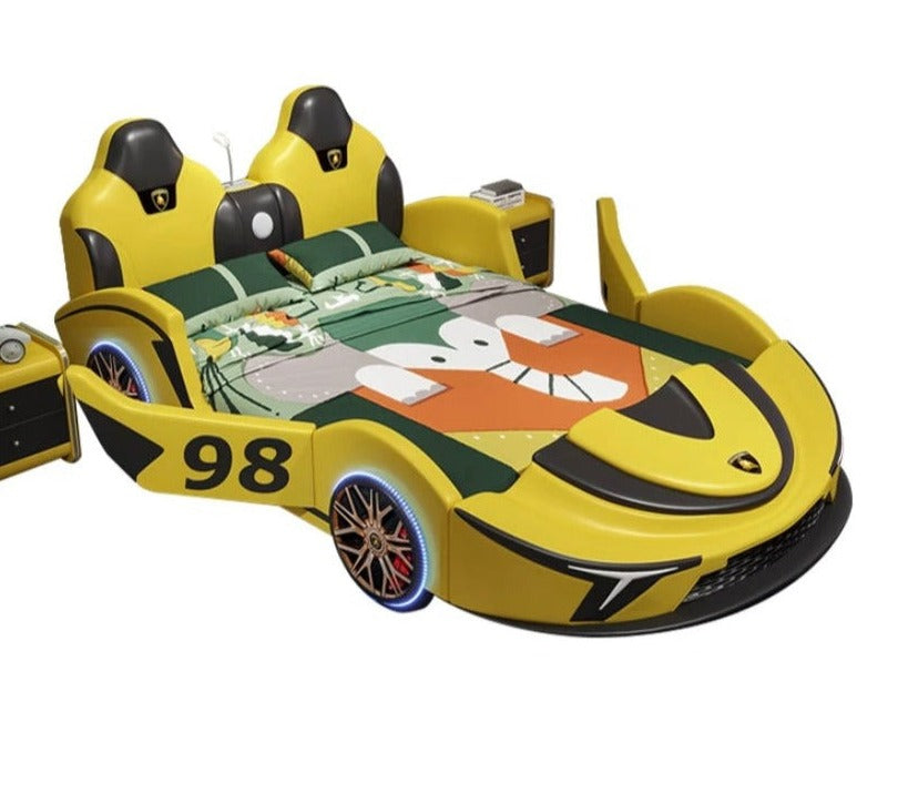 Previsión muñeca impuesto Kids Beds Auto Scissors Door Super Race Car Children's Beds Led Light –  TheTrendWillOut