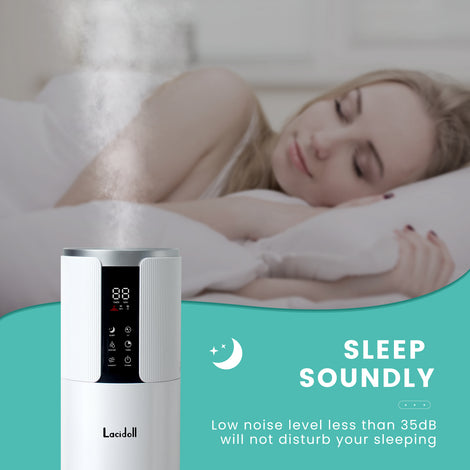 [LCD-011]2.1Gal/8L large humidifiers for home, Runs up to 24 Hours, Easy to Clean, with Essential Oils Tray Lacidoll