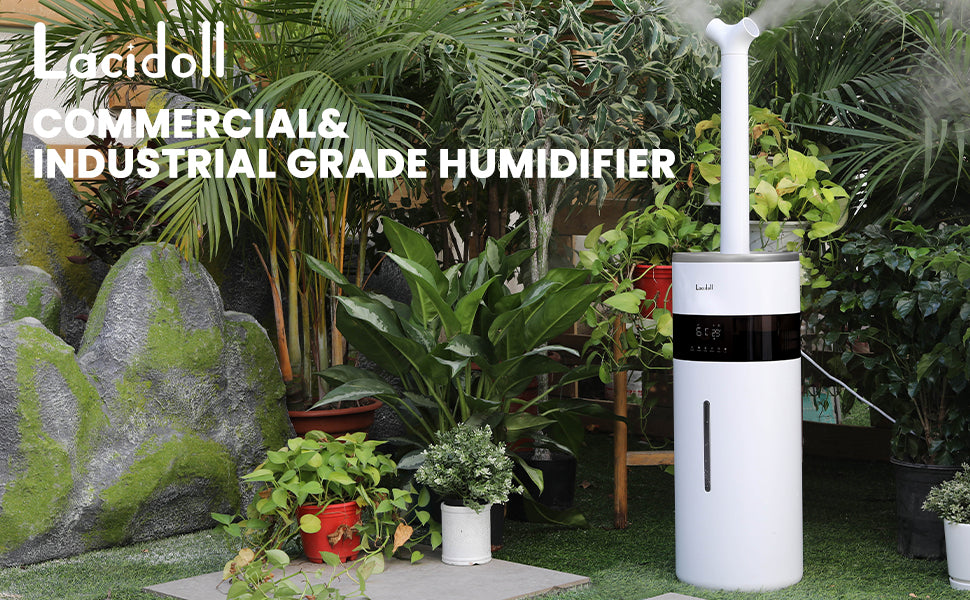  Lacidoll Humidificadores para habitación grande, toda la casa  de 1000 pies cuadrados, 4.2 galas/16 L de llenado superior, humidificadores  ultrasónicos silenciosos de 33.8 fl oz/h de salida con tubo de niebla