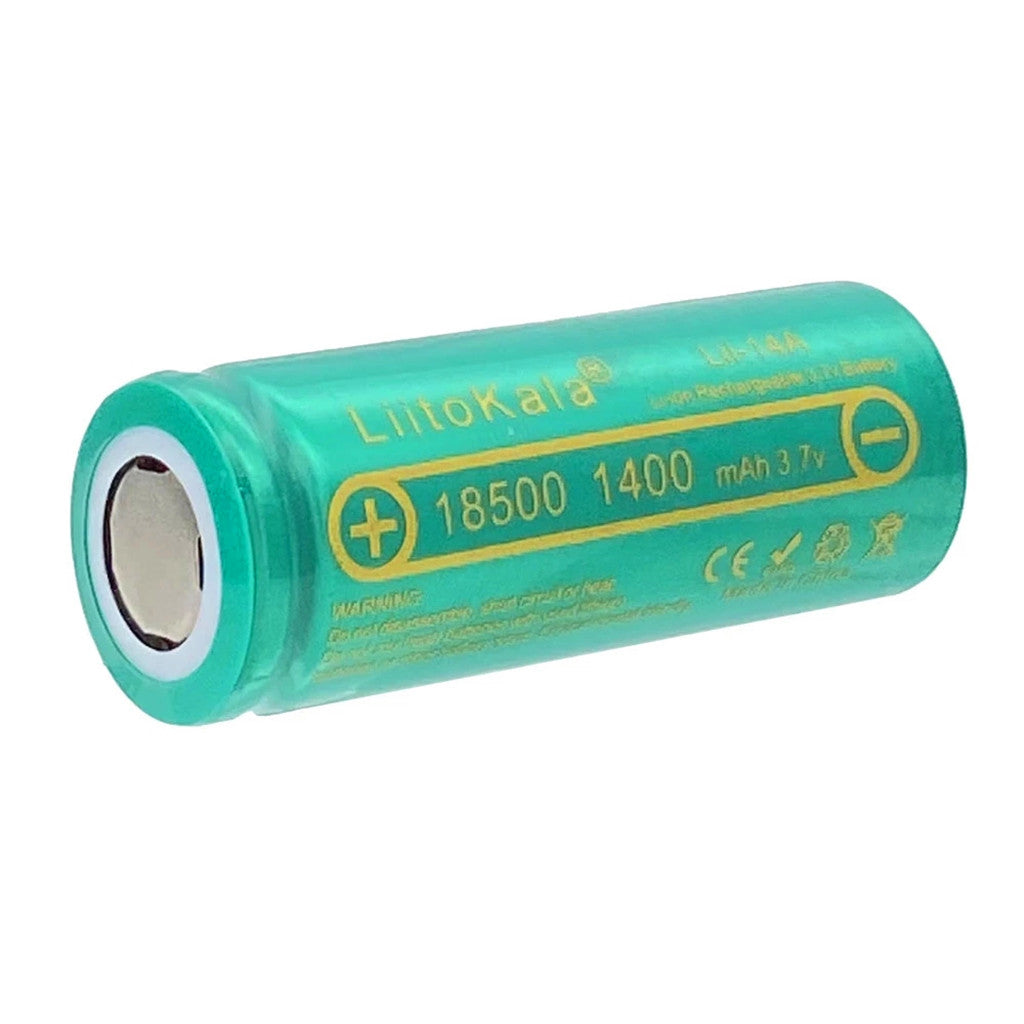 3.7V Lii-14A 18500 Batterie 18500 1400mAh Akku Taschenlampe Großhandel Sicherheit Lithium-Ionen