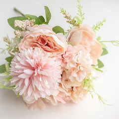 Peach and pink bouquet