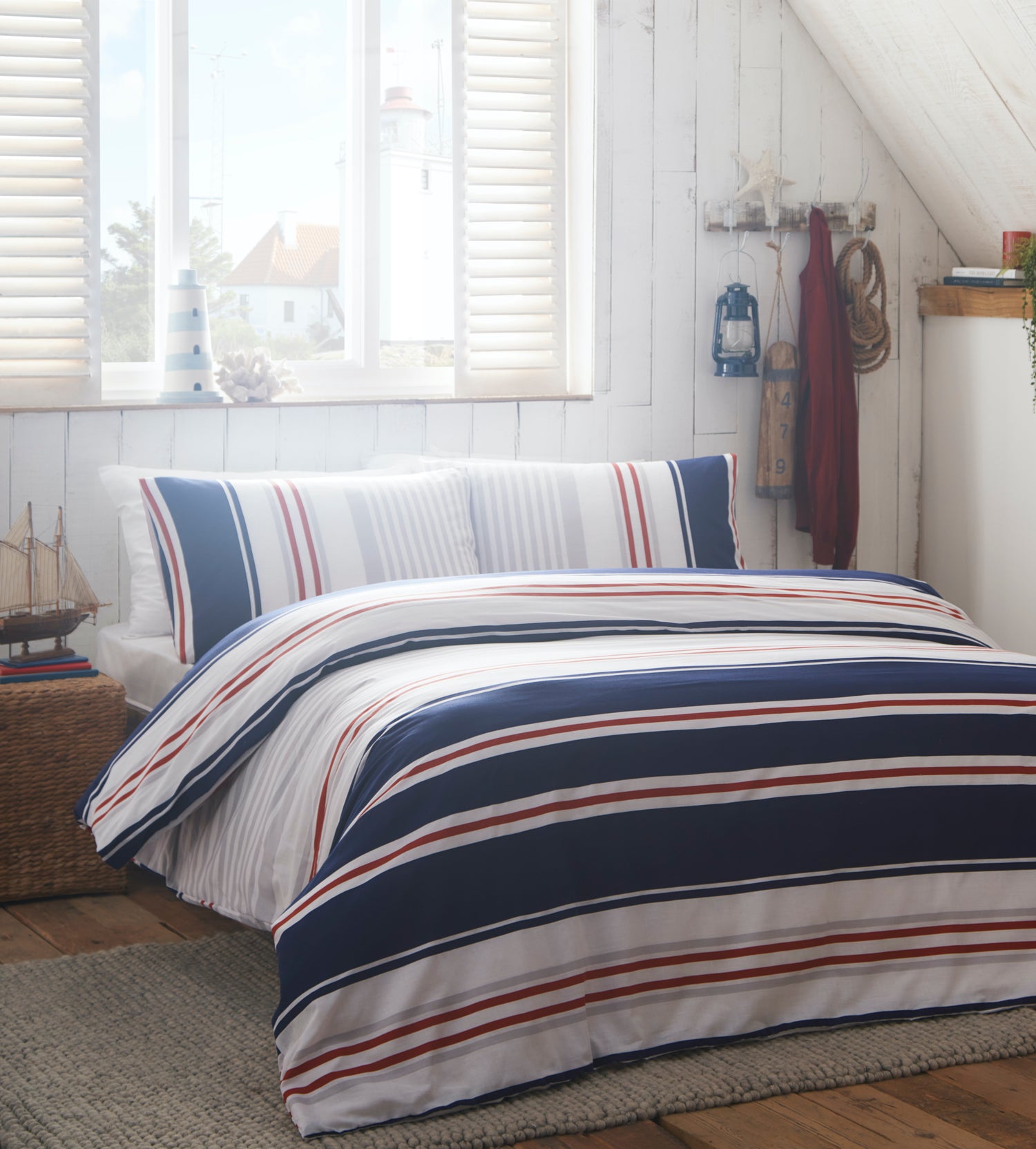 nautical stripe comforter