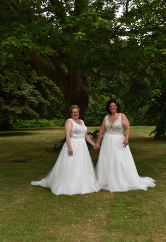 Plussize bruiden in de prachtige trouwjurken van Bridalstar, Rijswijk Delft Bruidsmode maatje meer