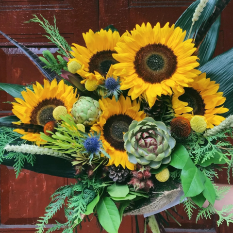 Bouquet of flowers Yellow Romance – ART Flowers LA