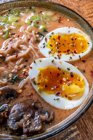 Quick and Easy Spicy Miso Noodles - Running on Real Food