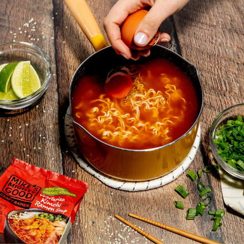 Vegetarian Kimchi Ramen