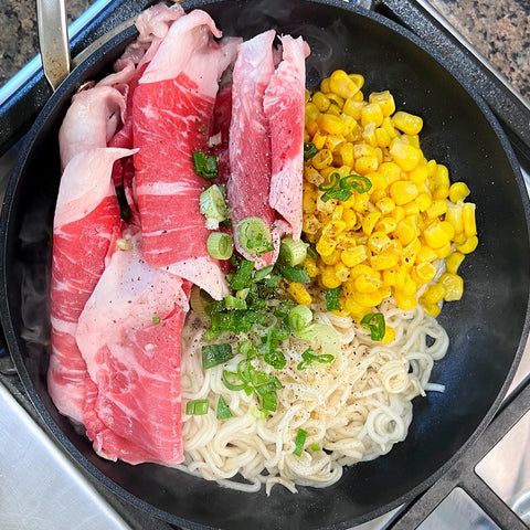 They all said use RAMEN Seasoning on STEAKS, so we did! 