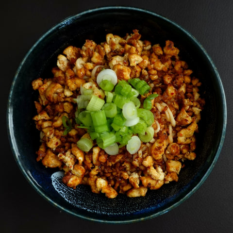 Spicy Chili Ramen with Crumble Tofu